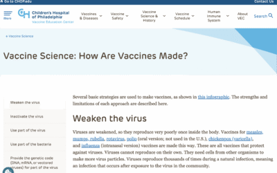 How are Vaccines Made