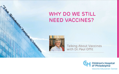 Why do we Still Need Vaccines?